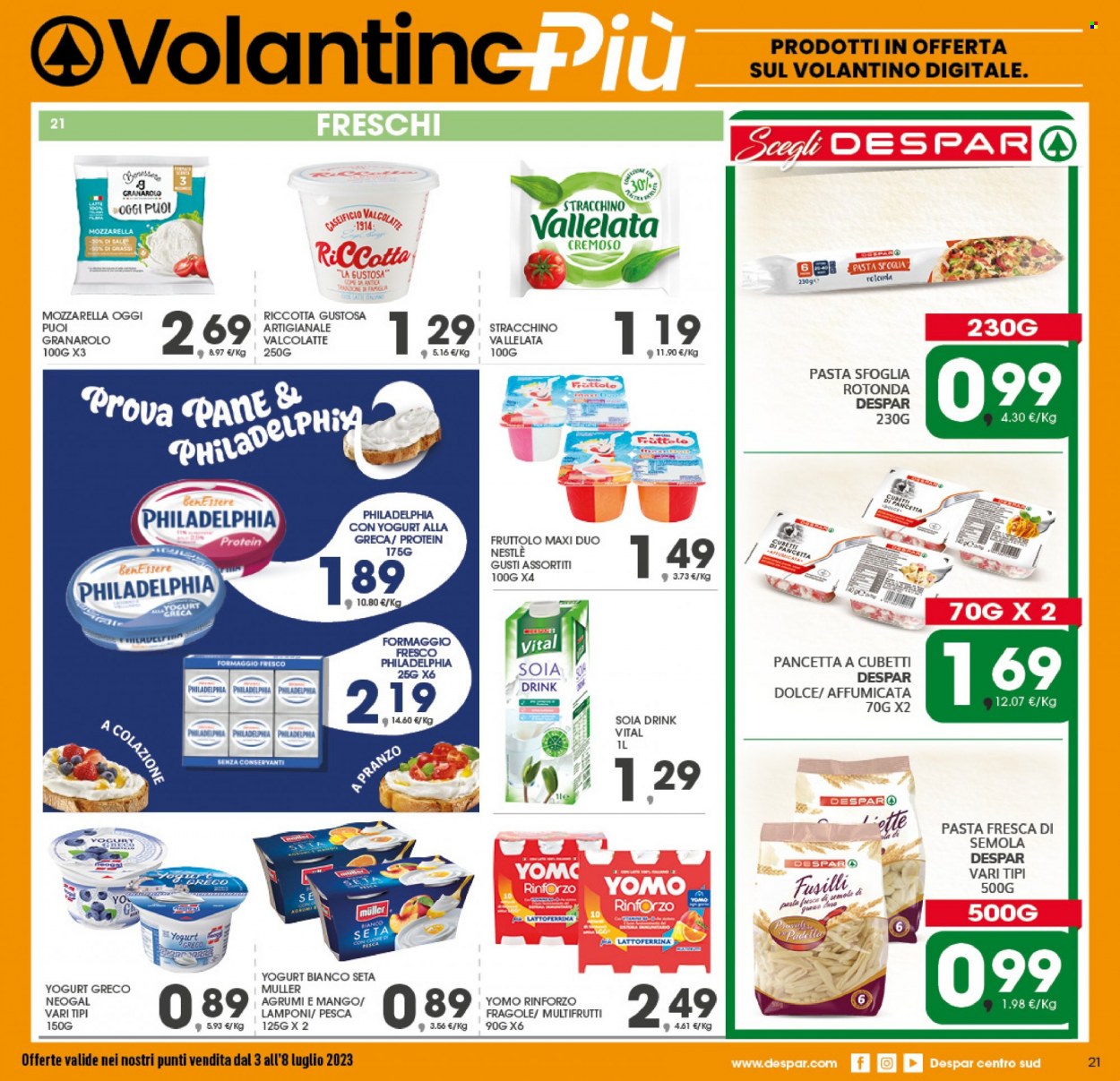 Volantino Eurospar - 3/7/2023 - 8/7/2023. Pagina 21