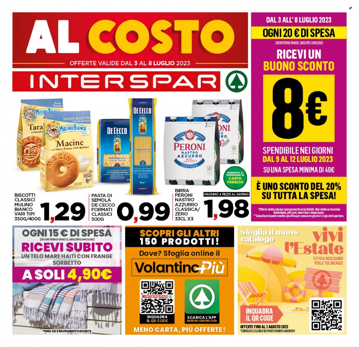 Volantino Interspar - 3/7/2023 - 8/7/2023. Pagina 1