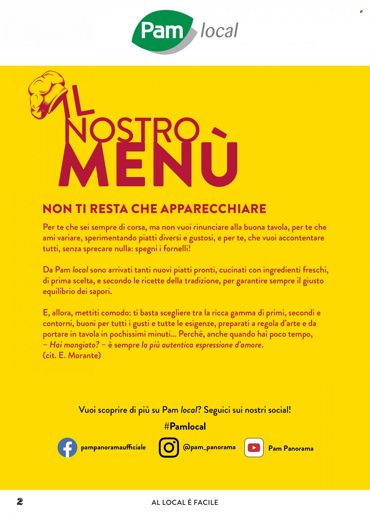 Volantino Pam local. Pagina 2