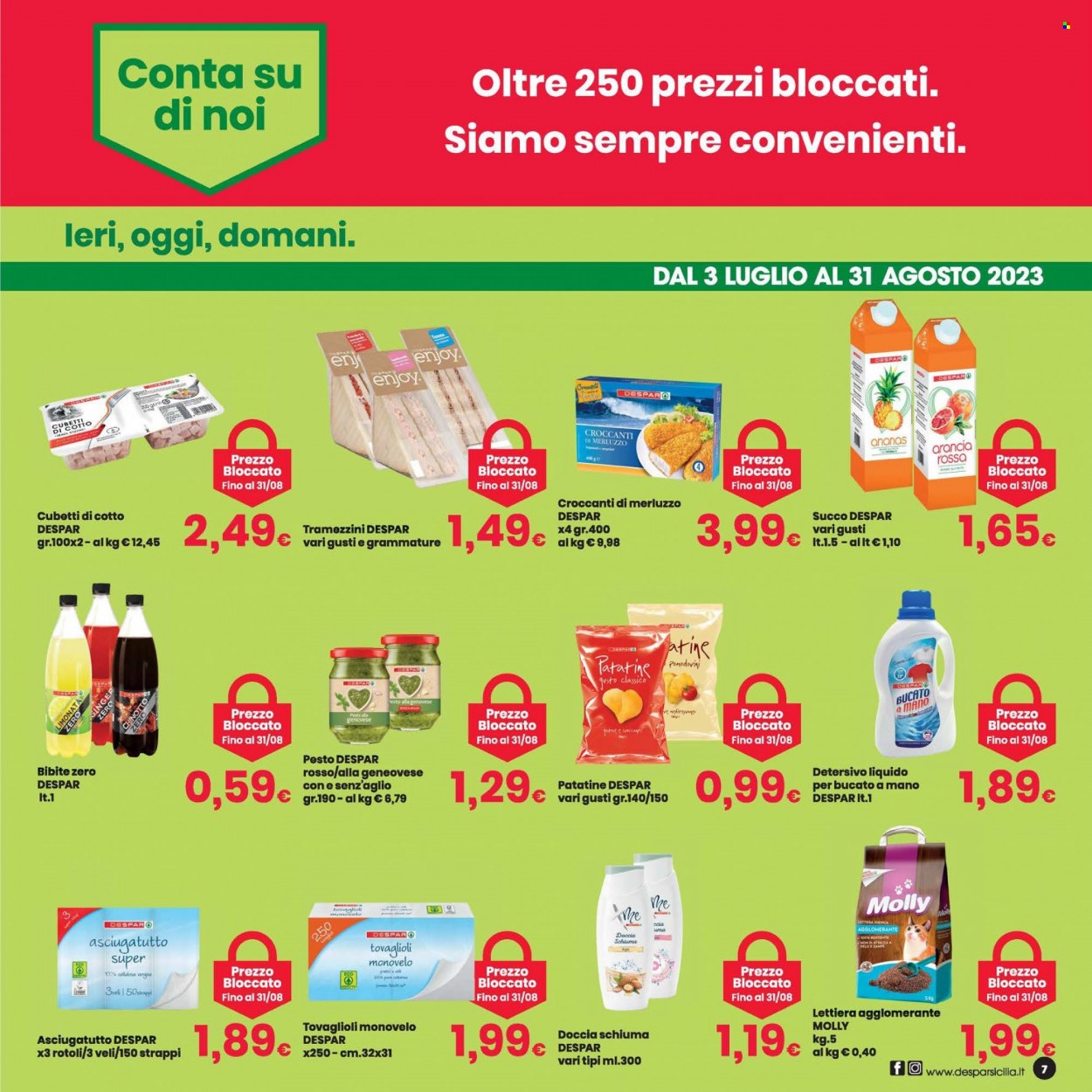 Volantino Despar - 3/7/2023 - 13/7/2023. Pagina 7
