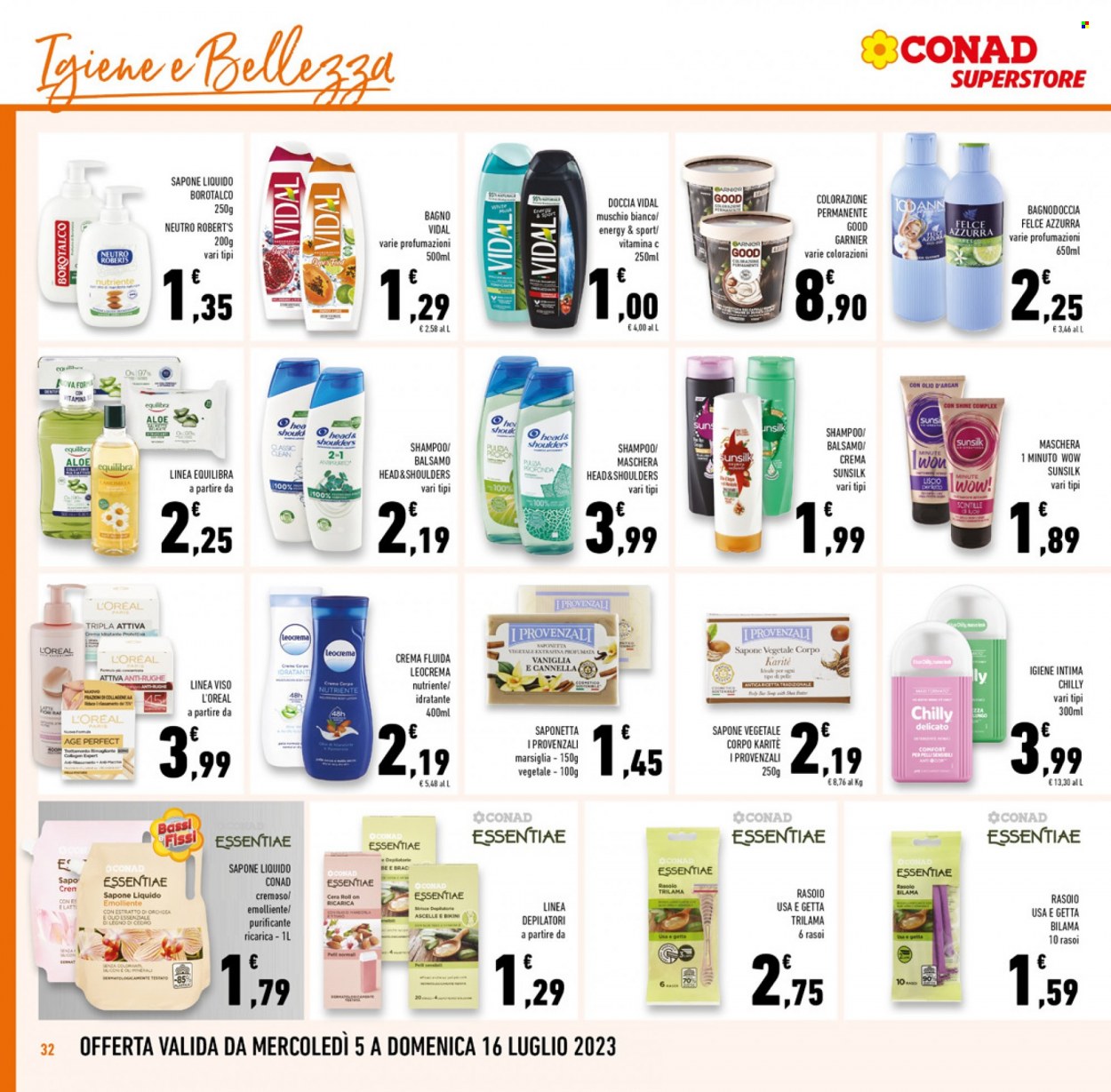 Volantino Conad Superstore - 5/7/2023 - 18/7/2023. Pagina 32