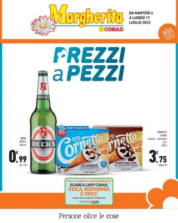 Volantino Margherita Conad - 4/7/2023 - 17/7/2023.