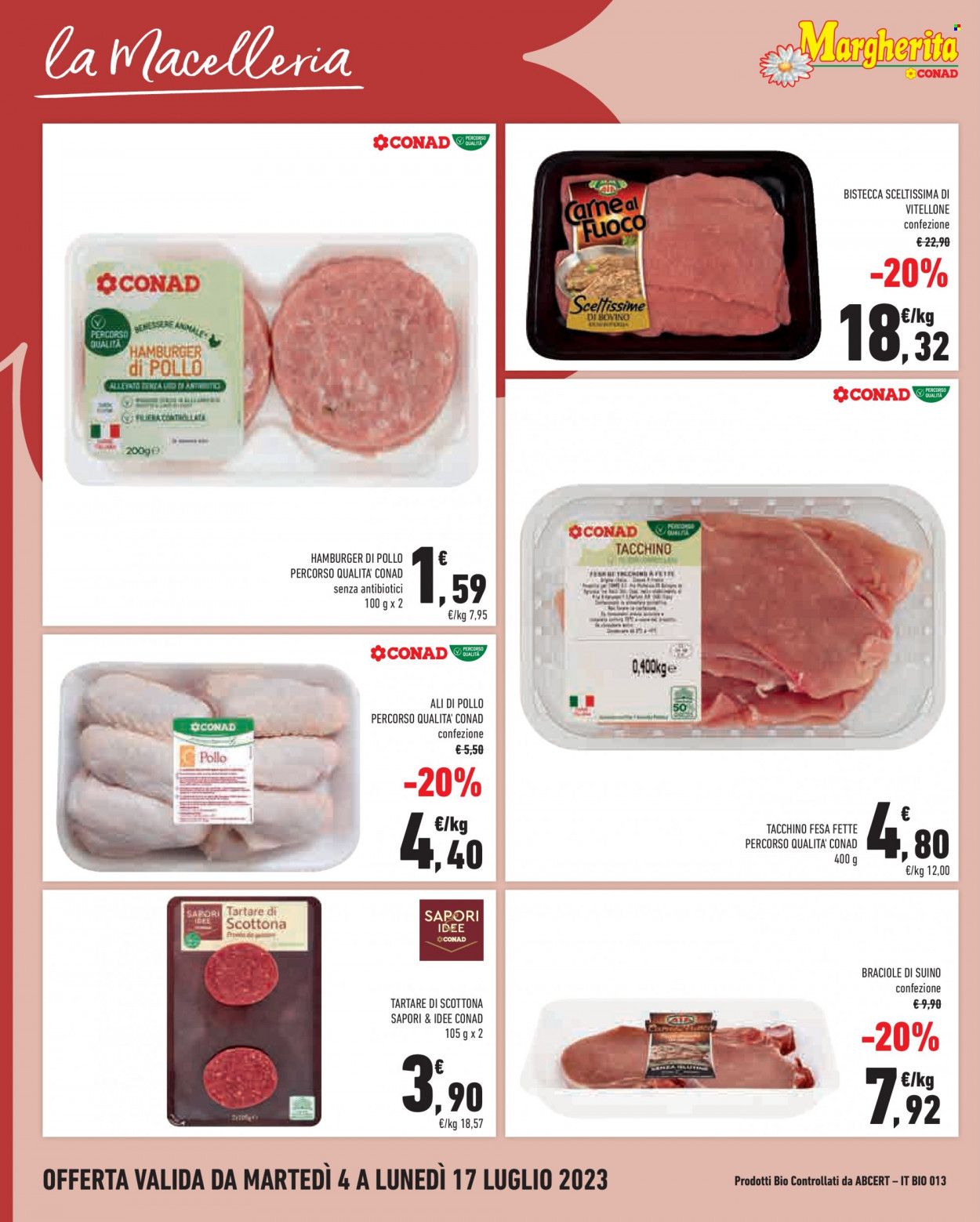Volantino Margherita Conad - 4/7/2023 - 17/7/2023. Pagina 4