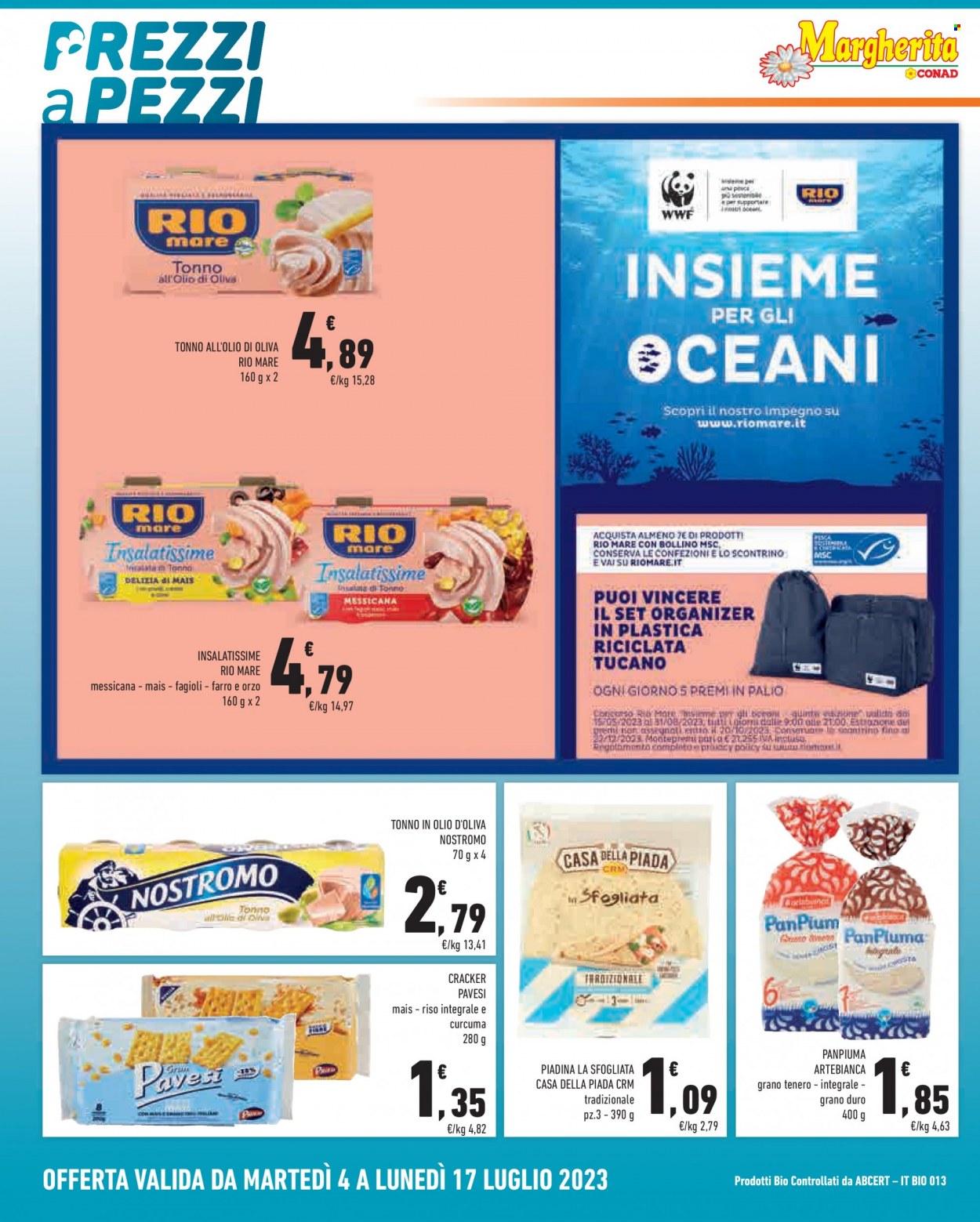 Volantino Margherita Conad - 4/7/2023 - 17/7/2023. Pagina 8