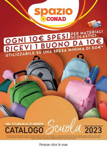 Volantino Spazio Conad - 17/7/2023 - 21/8/2023.