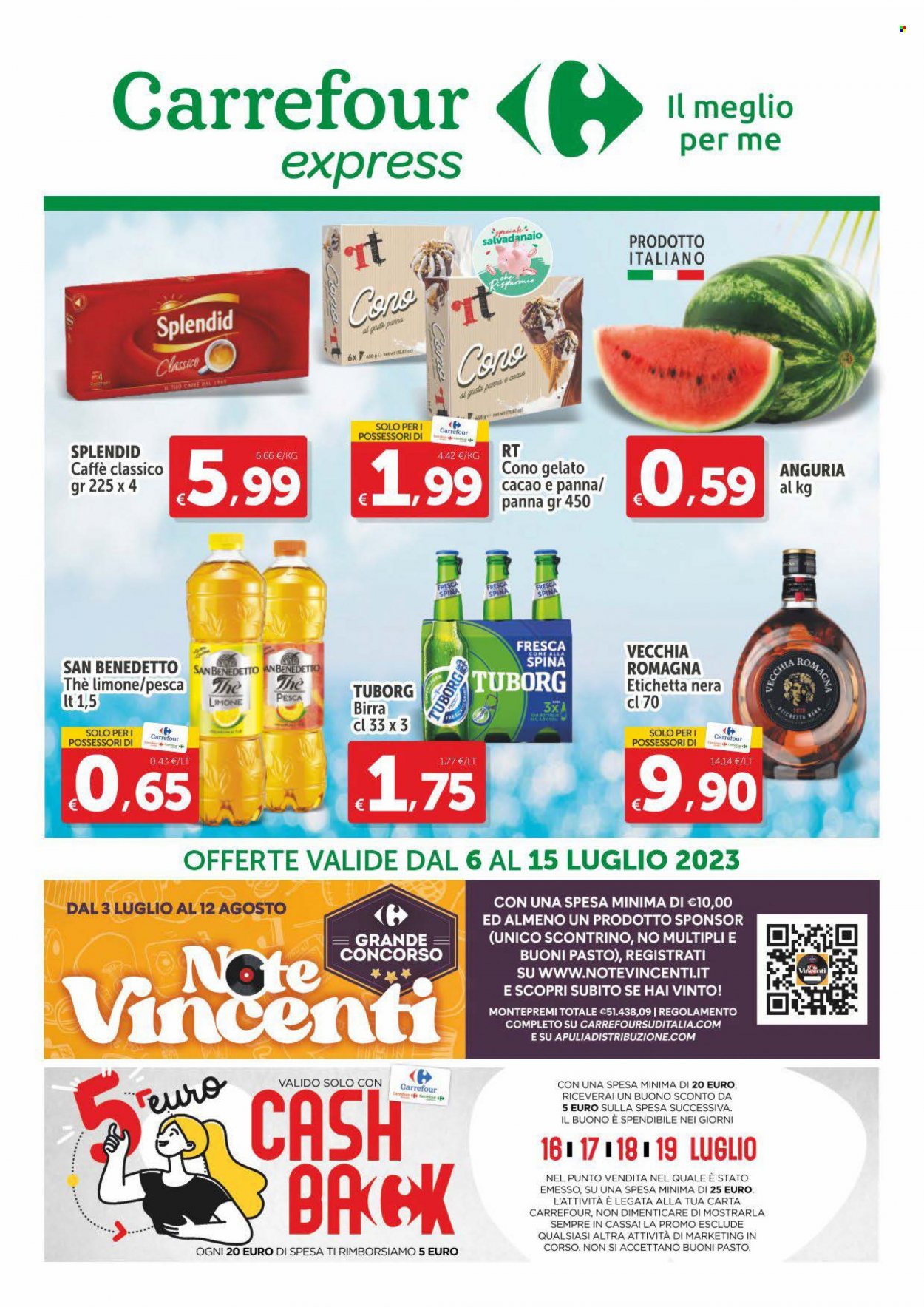 Leták Carrefour - 6.7.2023 - 15.7.2023. Strana 1