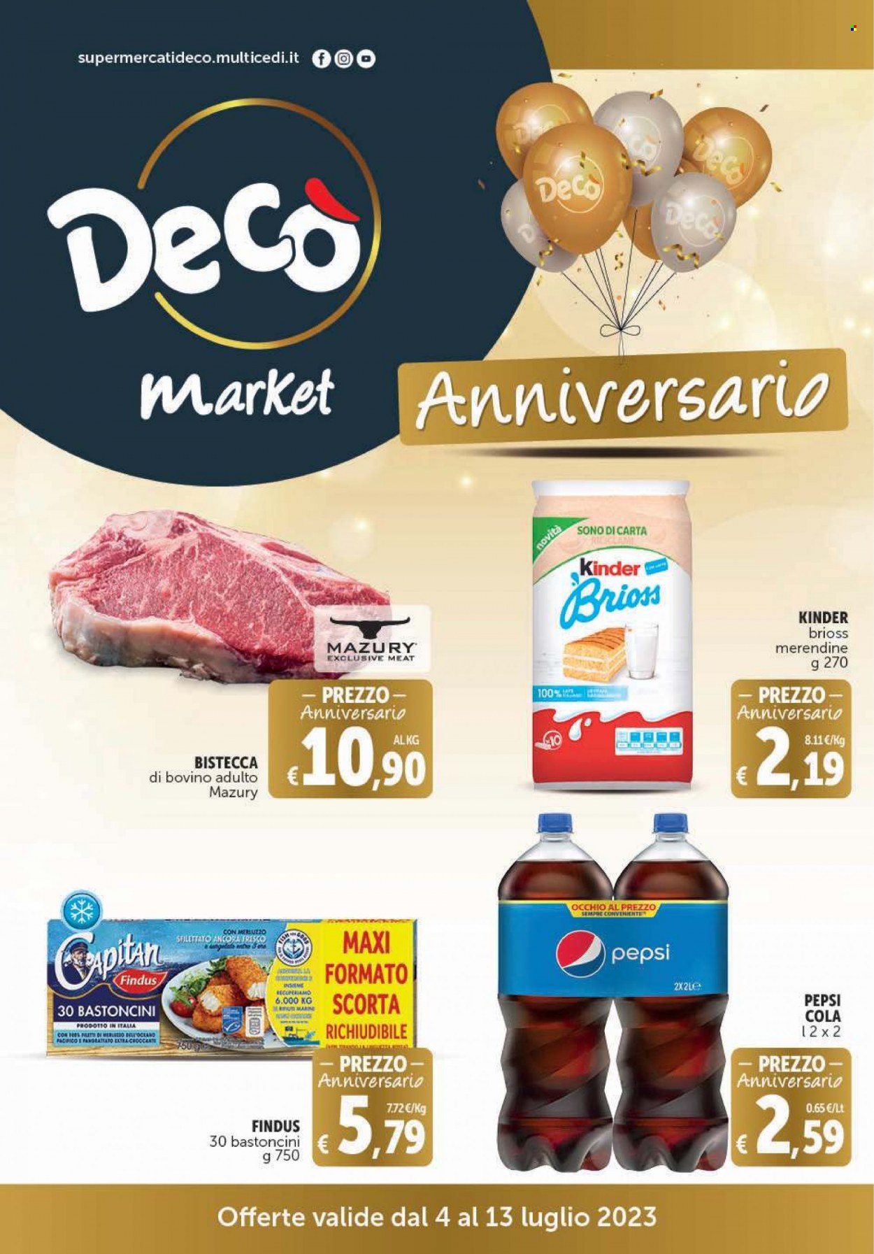 Volantino Deco - 4/7/2023 - 13/7/2023. Pagina 1