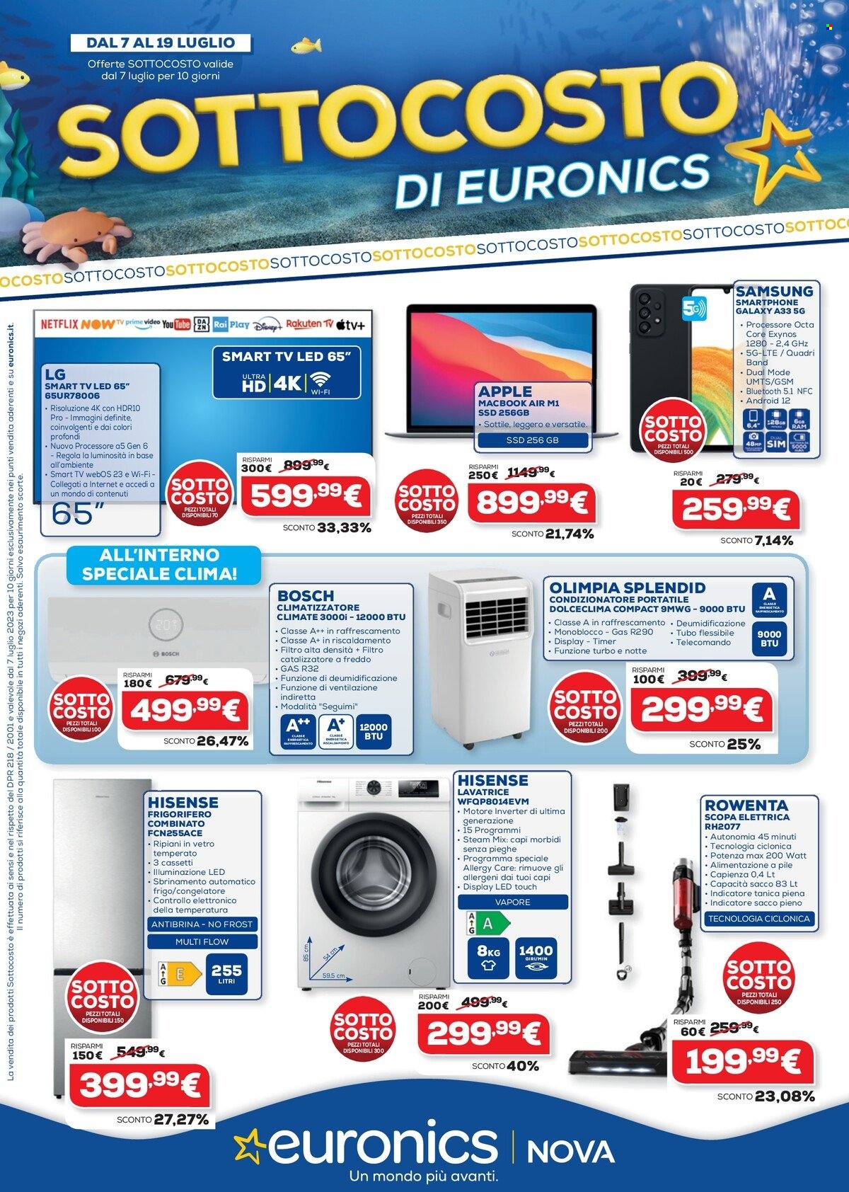 Volantino Euronics - 7/7/2023 - 19/7/2023. Pagina 1