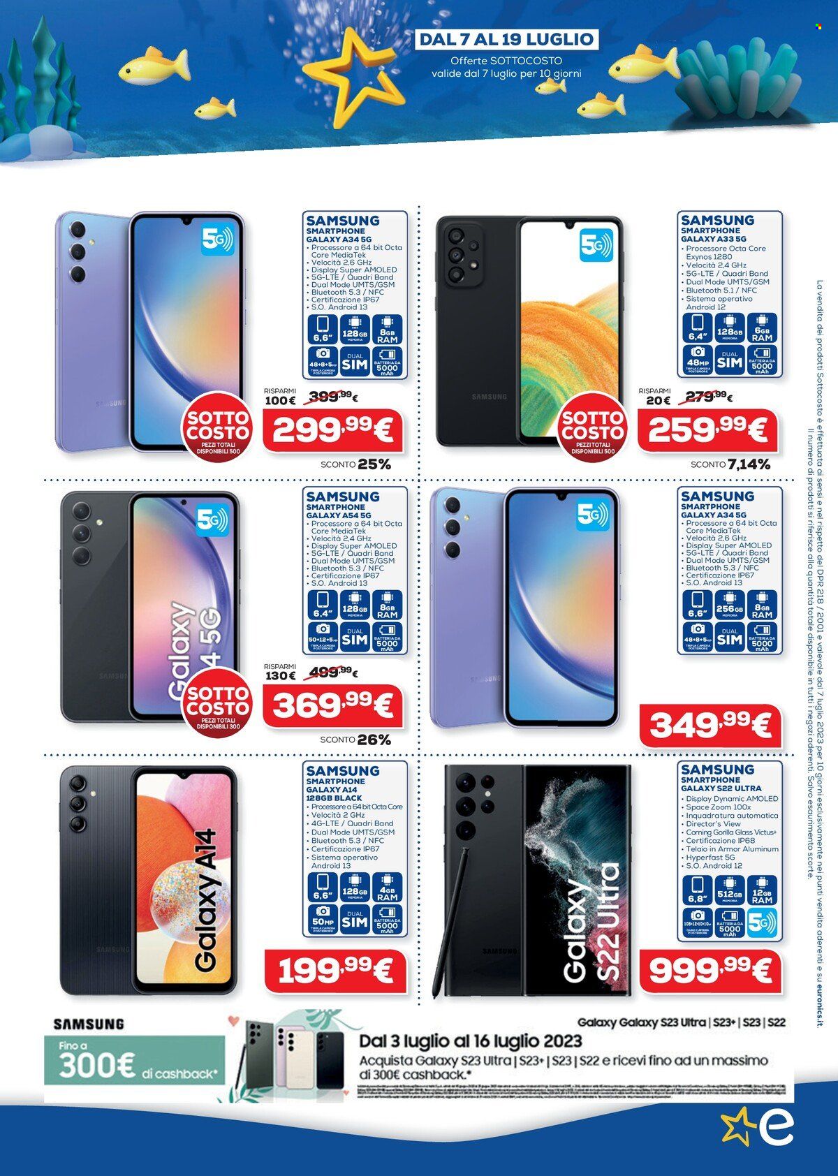 Volantino Euronics - 7/7/2023 - 19/7/2023. Pagina 10