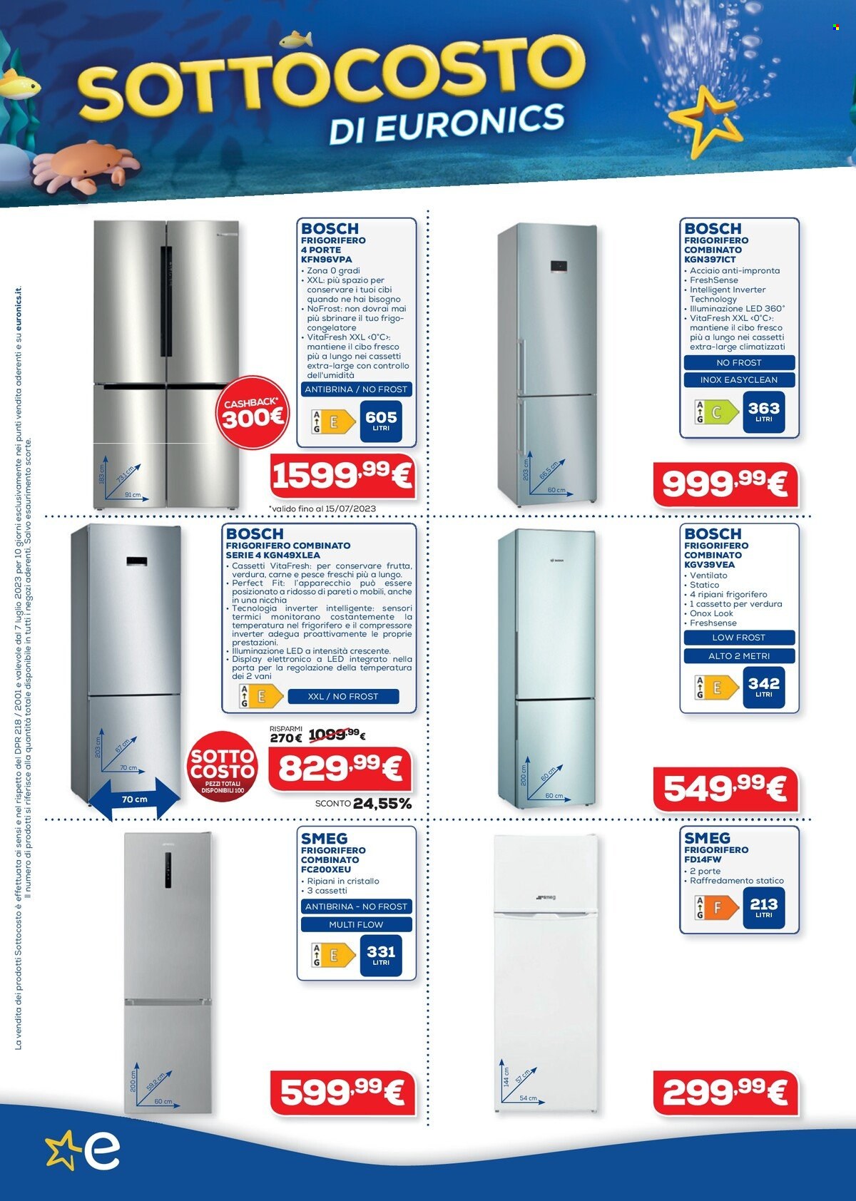 Volantino Euronics - 7/7/2023 - 19/7/2023. Pagina 20