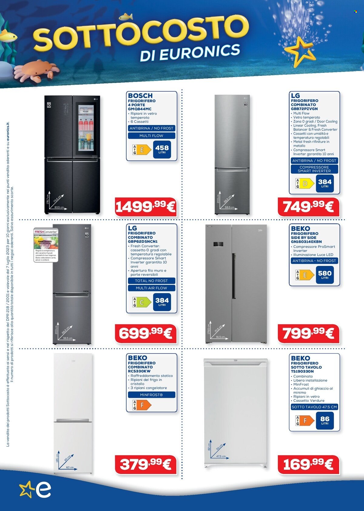 Volantino Euronics - 7/7/2023 - 19/7/2023. Pagina 22