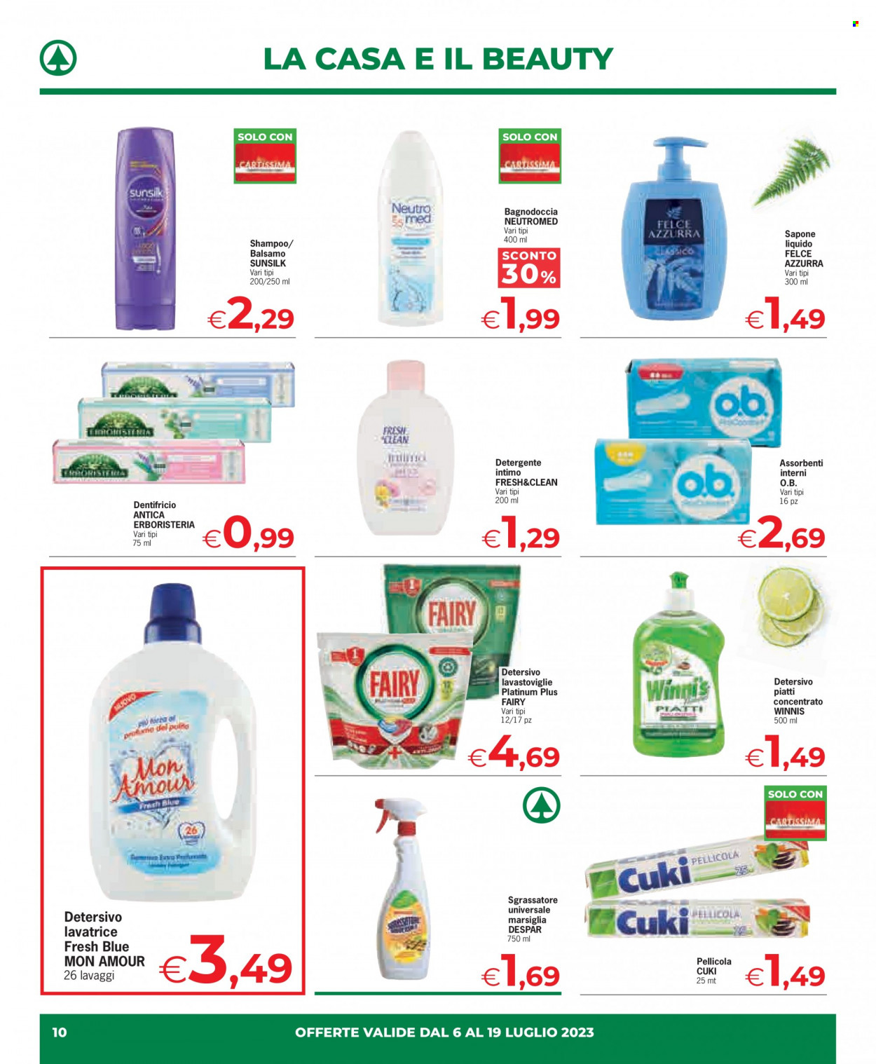 Volantino Despar - 6/7/2023 - 19/7/2023. Pagina 10