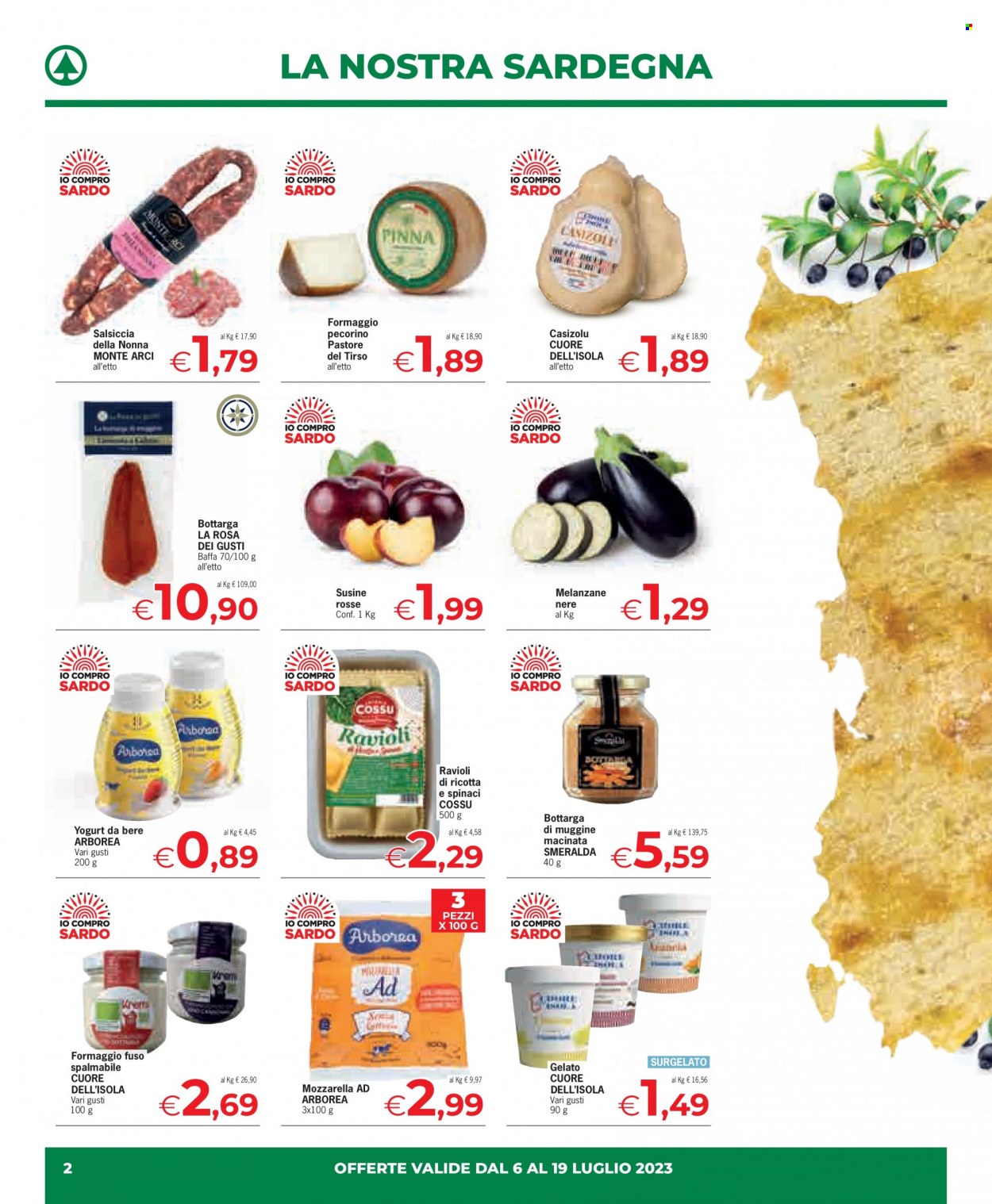 Leták Eurospar - 6.7.2023 - 19.7.2023. Strana 2