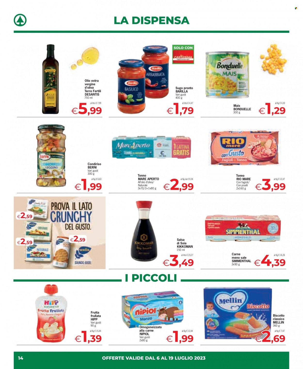 Volantino Eurospar - 6/7/2023 - 19/7/2023. Pagina 14