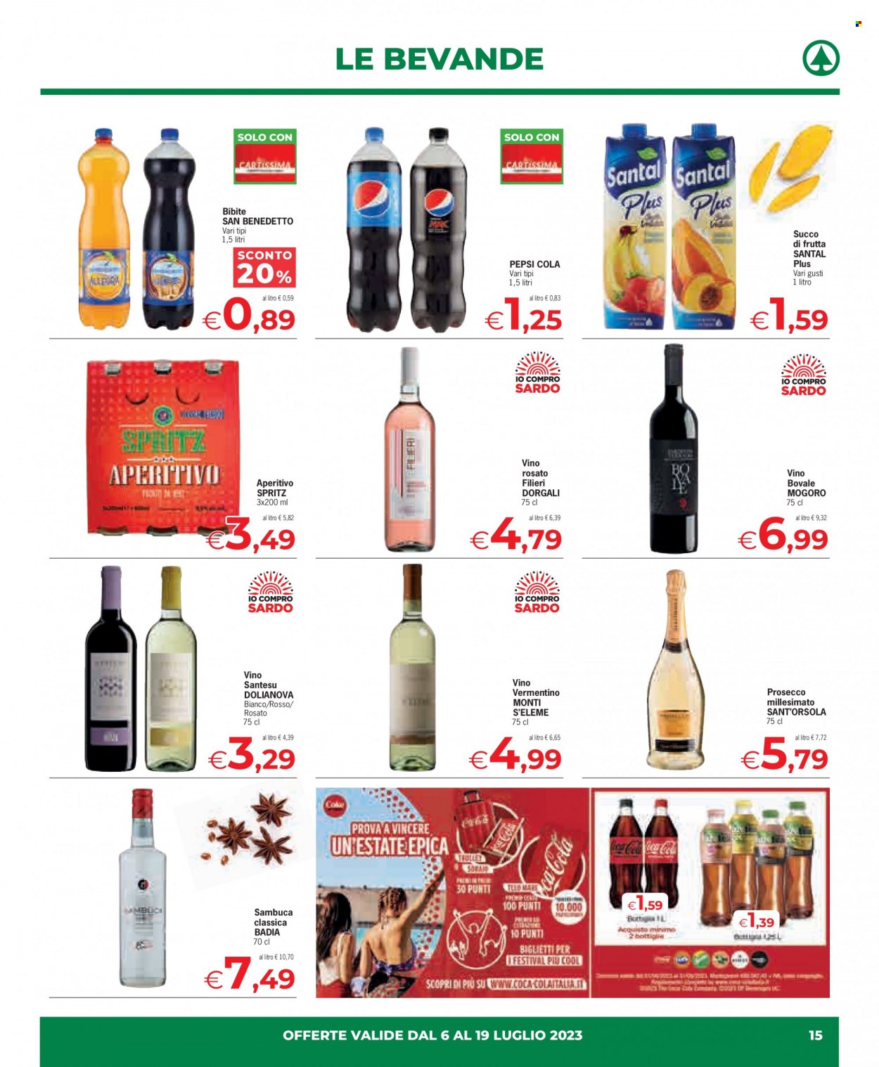 Leták Eurospar - 6.7.2023 - 19.7.2023. Strana 15