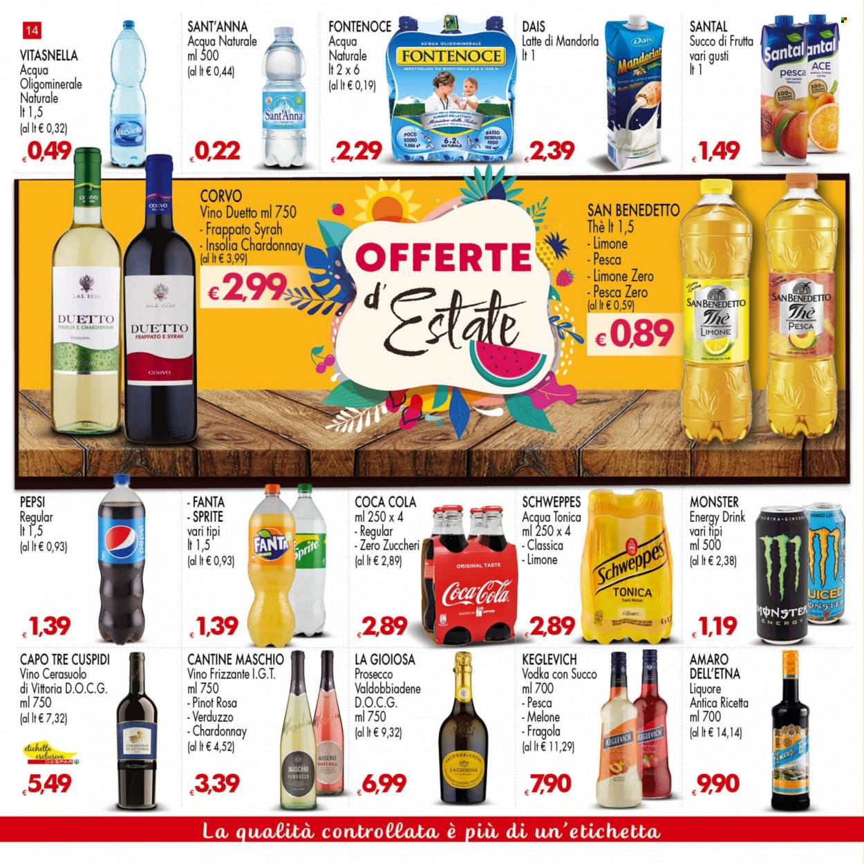 Volantino Eurospar - 6/7/2023 - 19/7/2023. Pagina 14