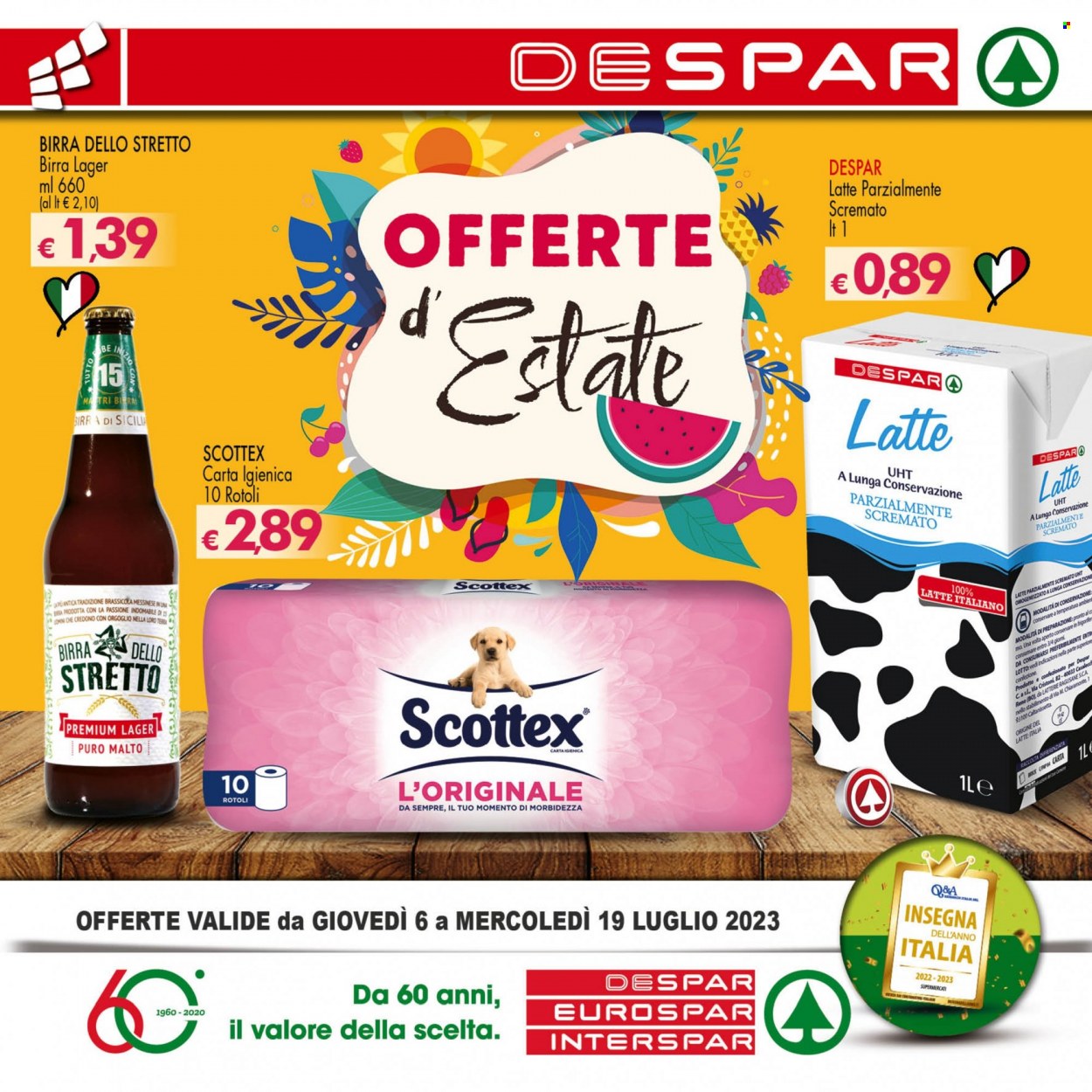 Volantino Interspar - 6/7/2023 - 19/7/2023. Pagina 1