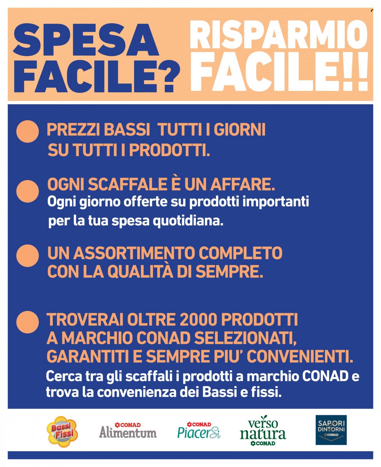 Volantino Spesa Facile Conad - 1/7/2023 - 31/7/2023. Pagina 2