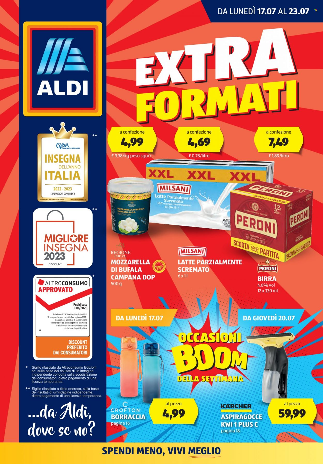 Volantino Aldi - 17/7/2023 - 23/7/2023. Pagina 1