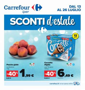 Volantino Carrefour - 13/7/2023 - 26/7/2023.