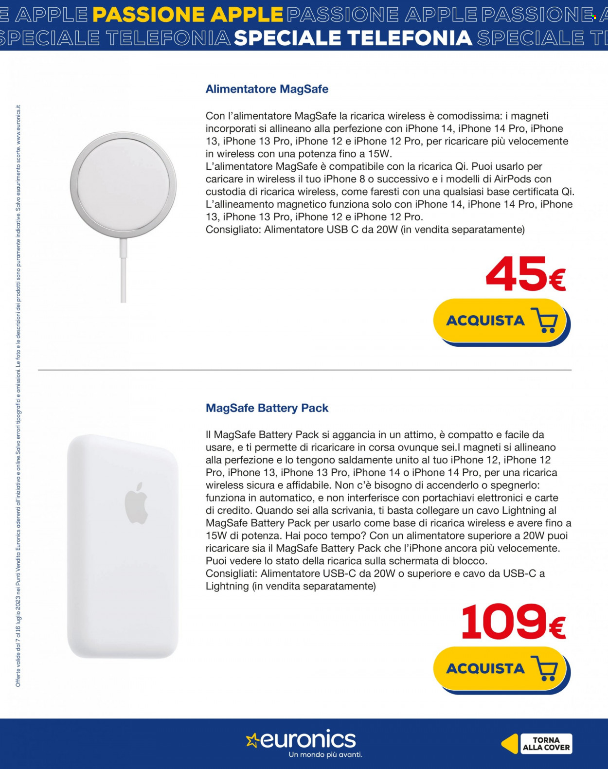 Volantino Euronics - 7/7/2023 - 16/7/2023. Pagina 9