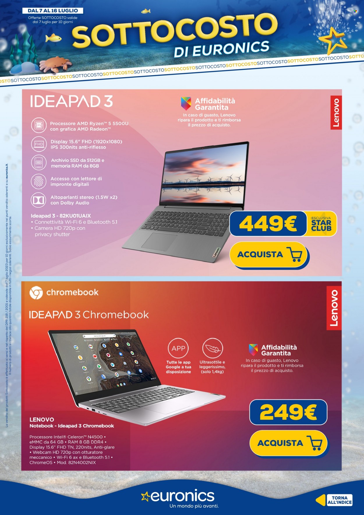 Volantino Euronics - 7/7/2023 - 16/7/2023. Pagina 9