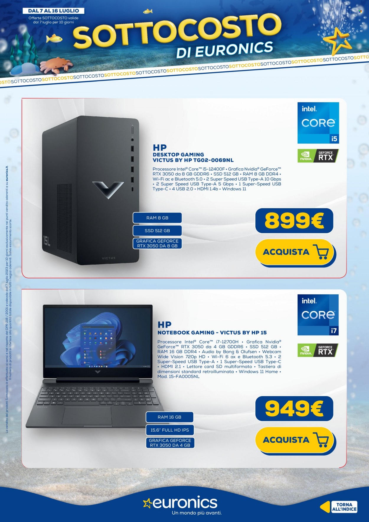 Volantino Euronics - 7/7/2023 - 16/7/2023. Pagina 12