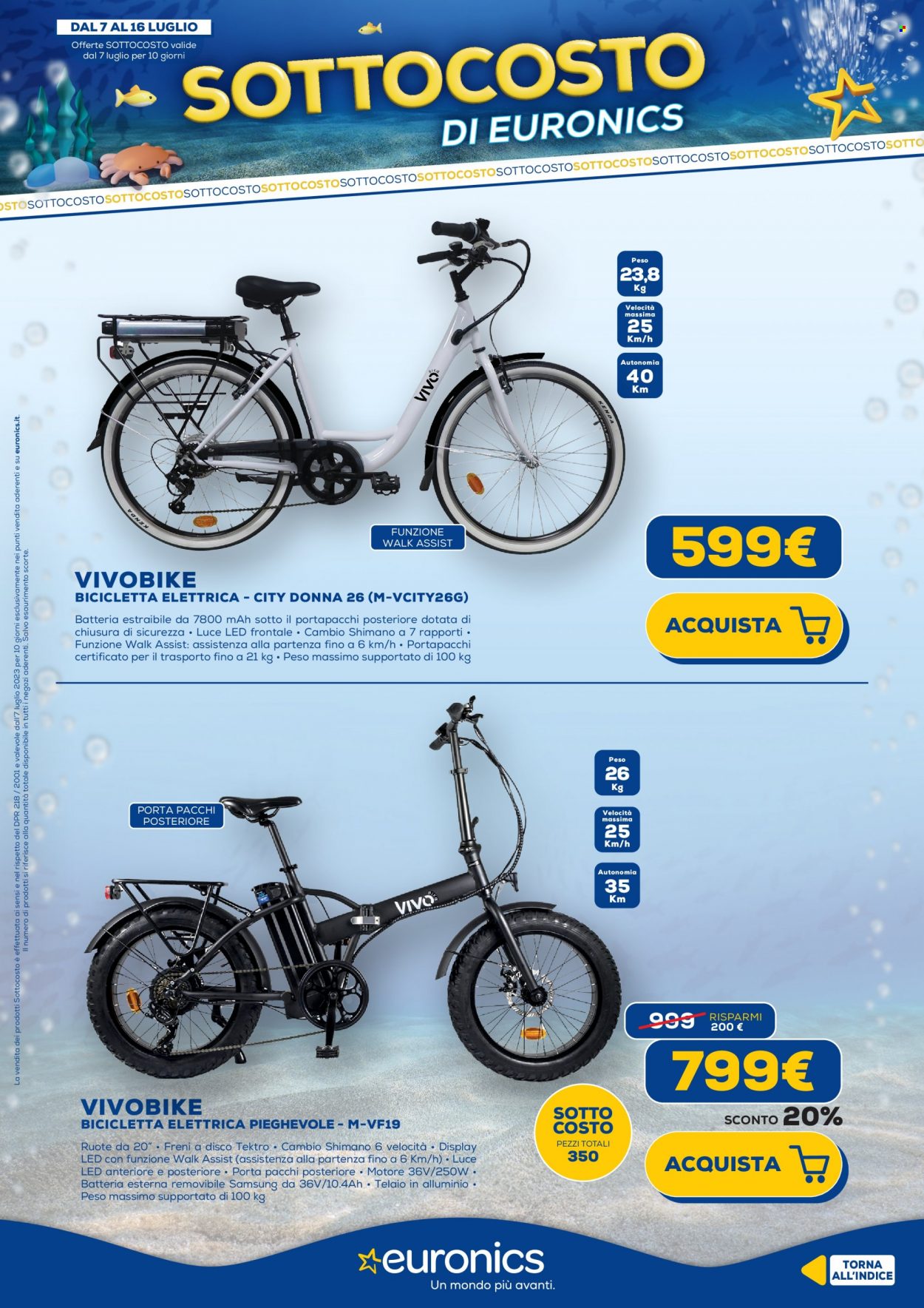 Volantino Euronics - 7/7/2023 - 16/7/2023. Pagina 20