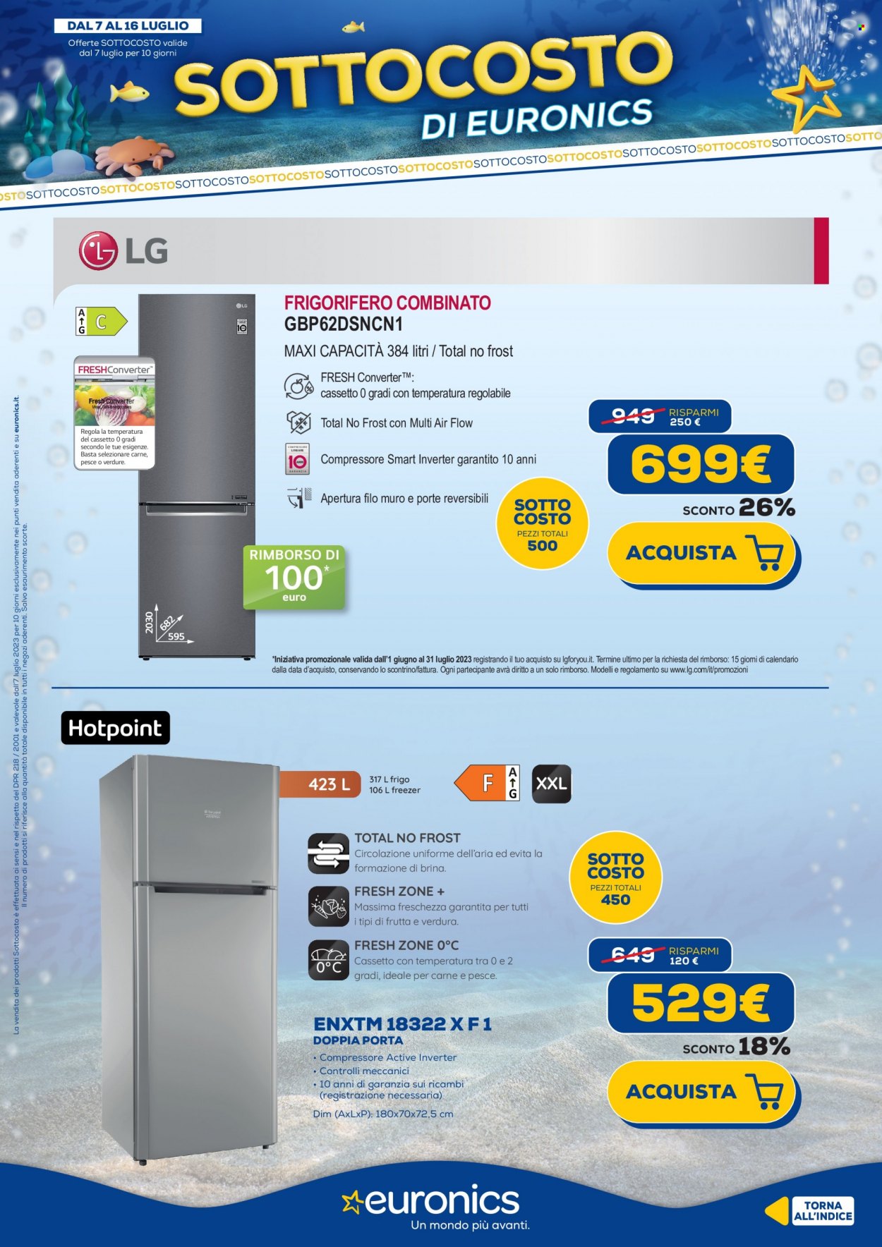 Volantino Euronics - 7/7/2023 - 16/7/2023. Pagina 25