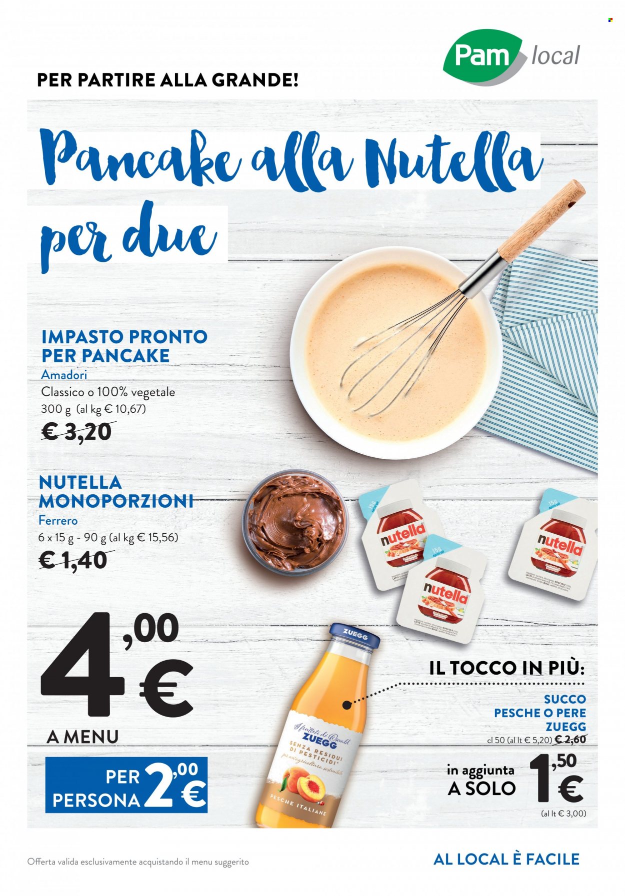 Volantino Pam local. Pagina 1