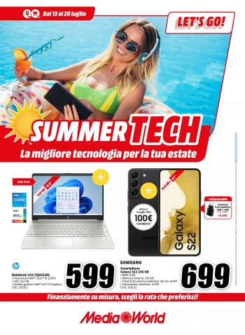 Volantino MediaWorld - 13/7/2023 - 20/7/2023.