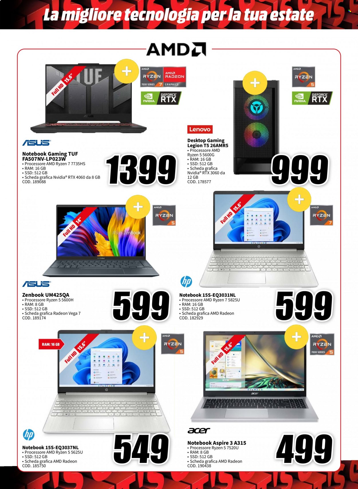 Volantino MediaWorld - 13/7/2023 - 20/7/2023. Pagina 13
