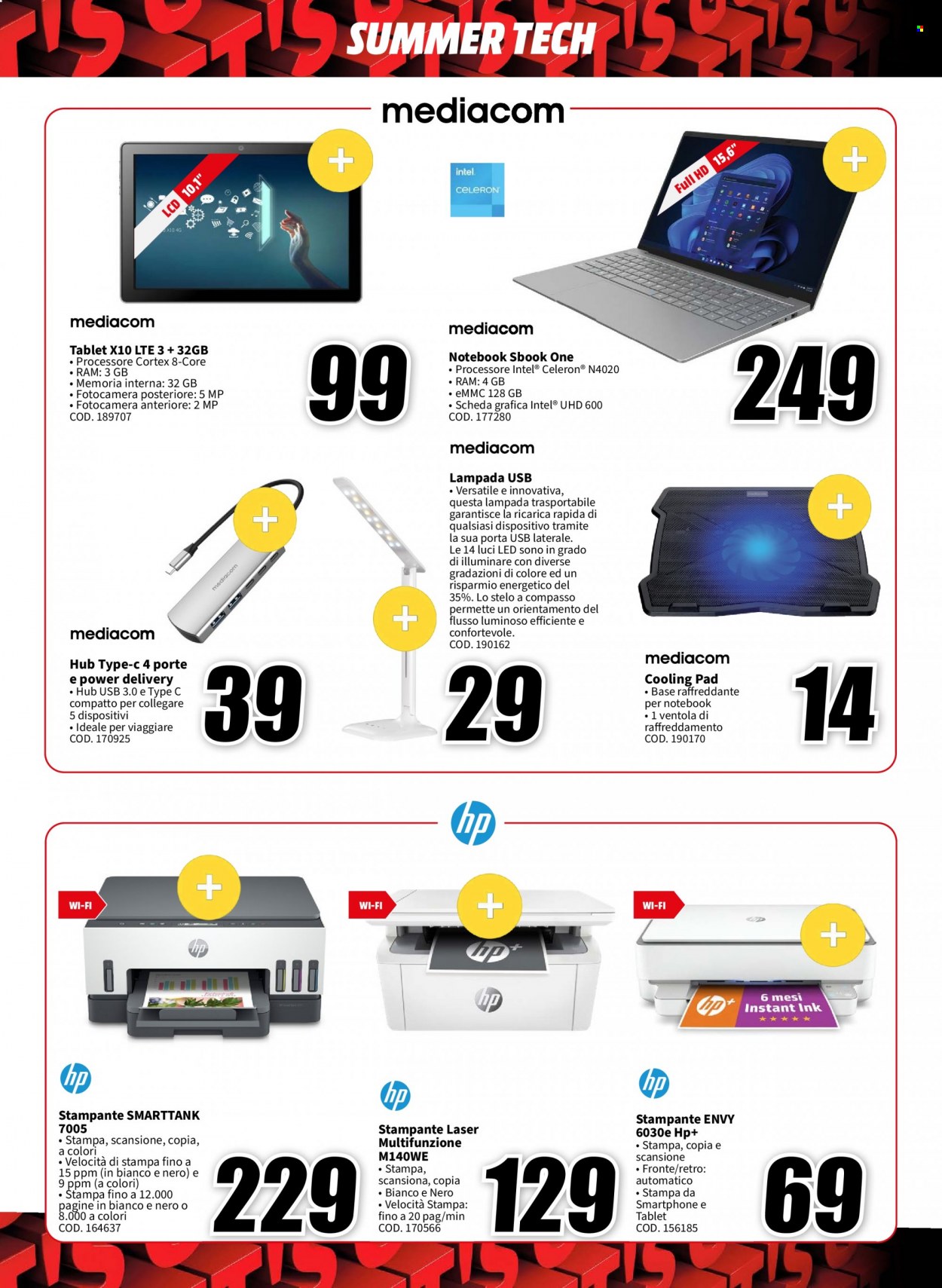 Volantino MediaWorld - 13/7/2023 - 20/7/2023. Pagina 14