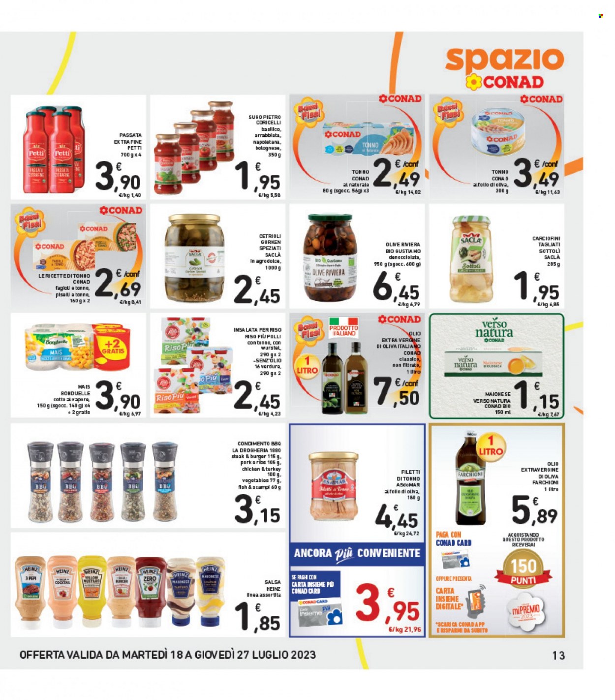 Volantino Spazio Conad - 18/7/2023 - 27/7/2023. Pagina 13