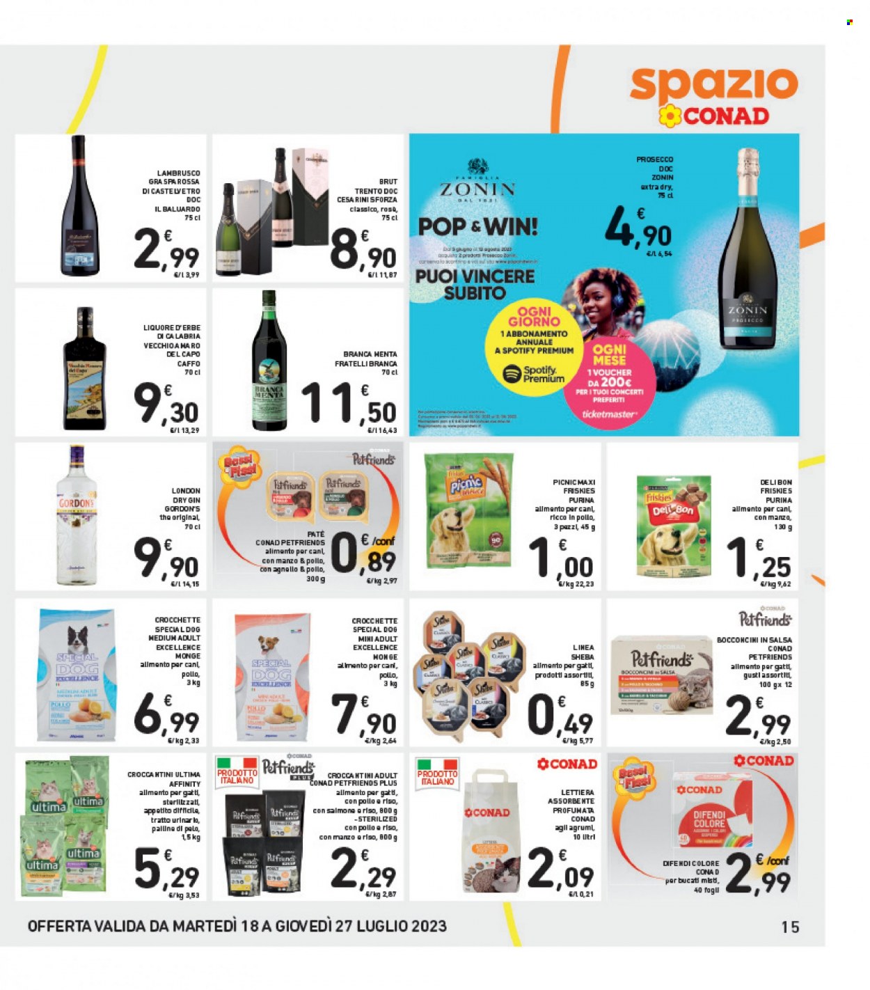 Volantino Spazio Conad - 18/7/2023 - 27/7/2023. Pagina 15