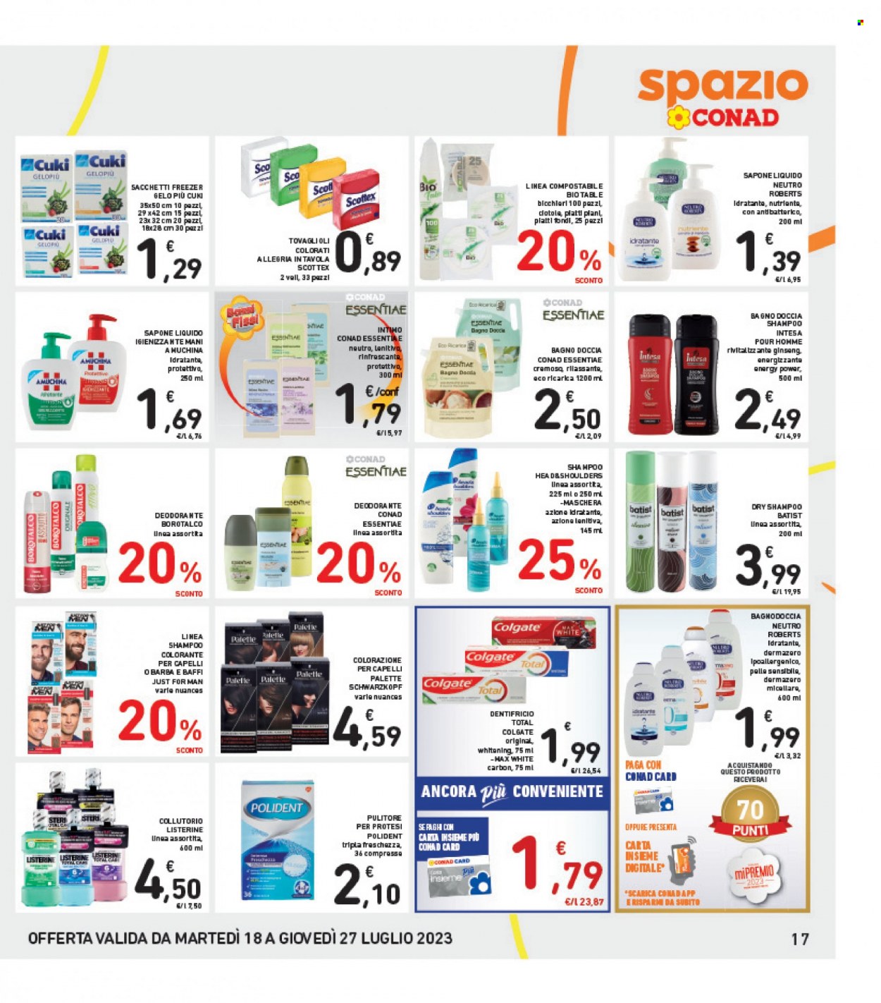 Volantino Spazio Conad - 18/7/2023 - 27/7/2023. Pagina 17