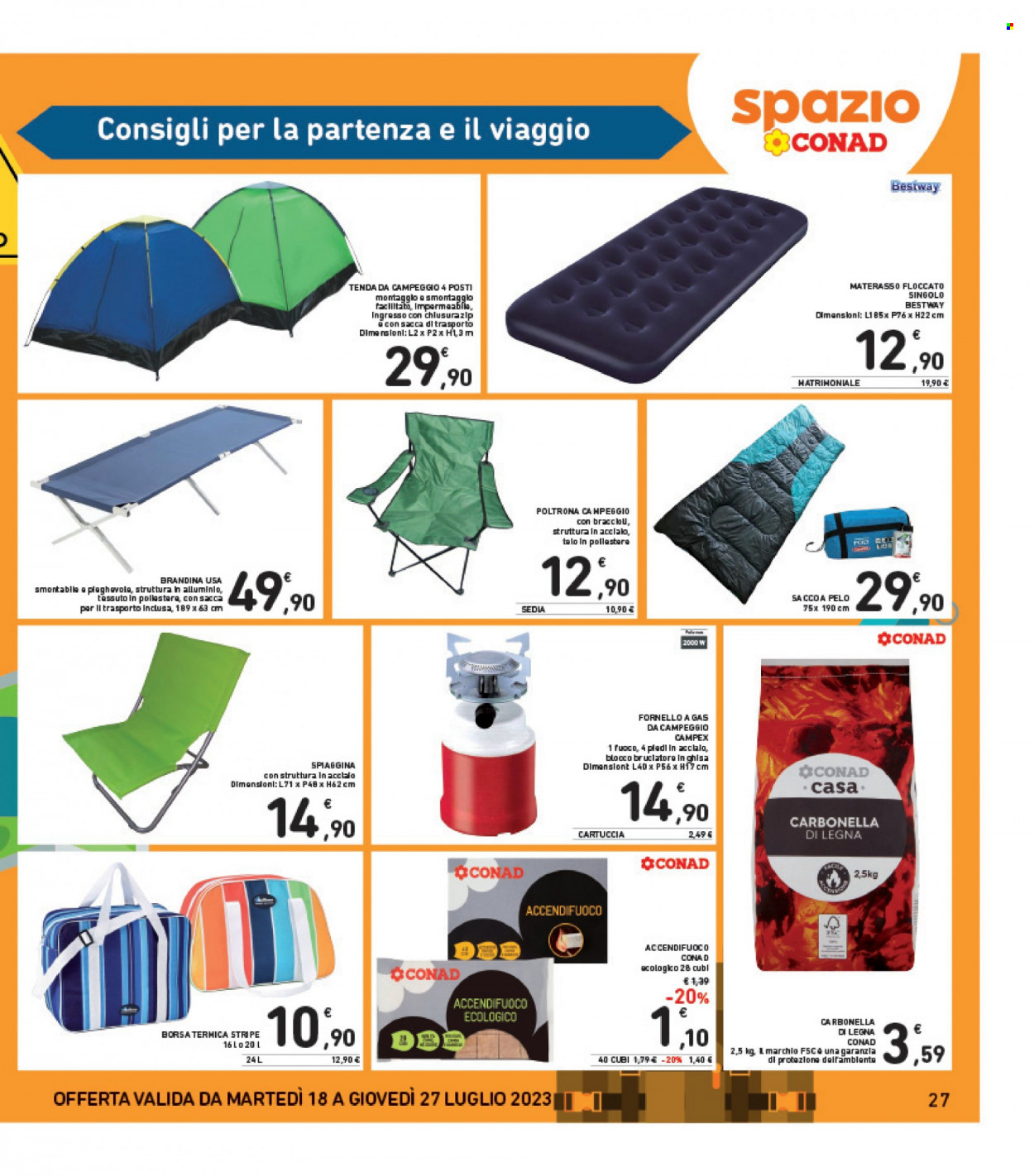 Volantino Spazio Conad - 18/7/2023 - 27/7/2023. Pagina 27