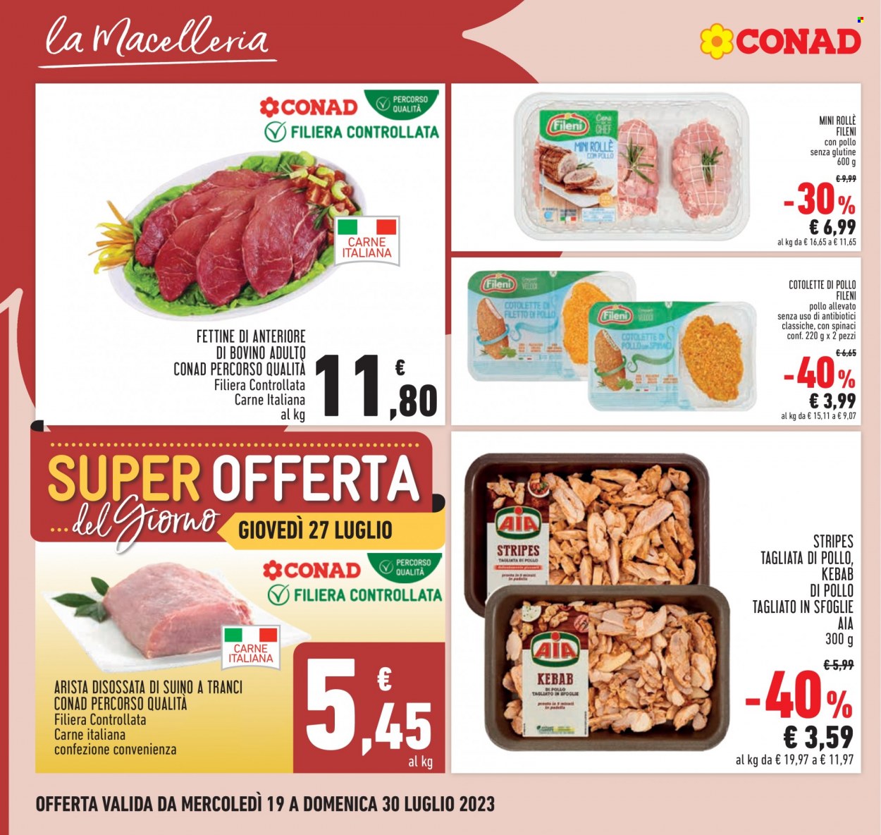 Volantino Conad - 19/7/2023 - 30/7/2023. Pagina 8
