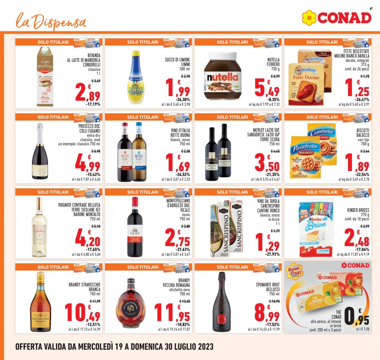 Volantino Conad - 19/7/2023 - 30/7/2023. Pagina 18