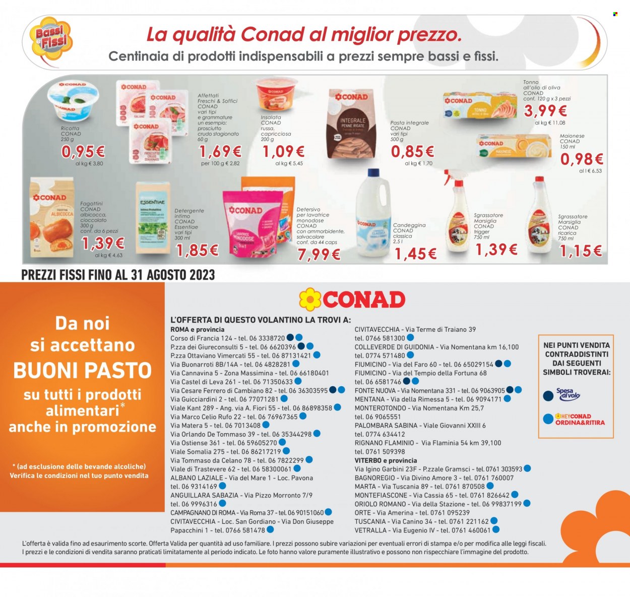 Volantino Conad - 19/7/2023 - 30/7/2023. Pagina 23