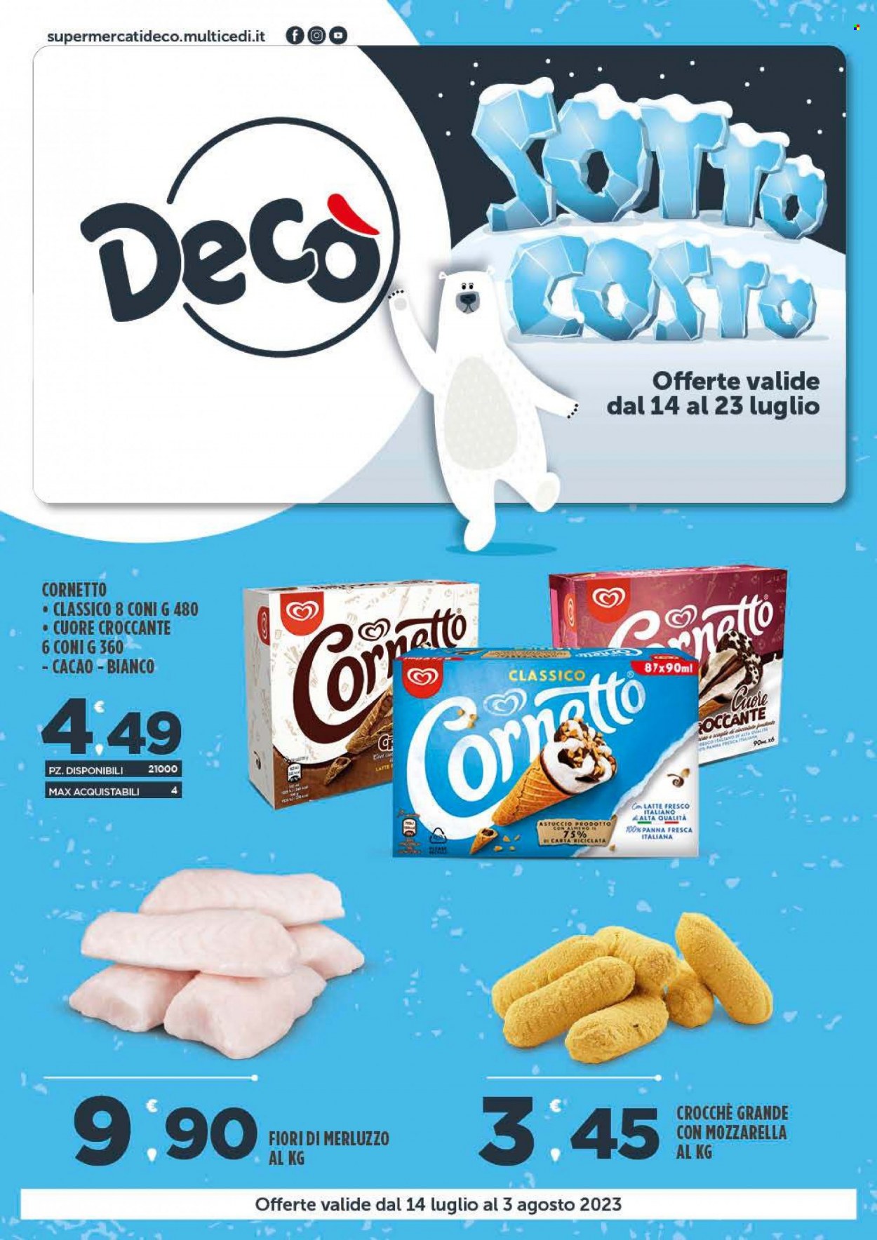 Volantino Deco - 14/7/2023 - 23/7/2023. Pagina 1