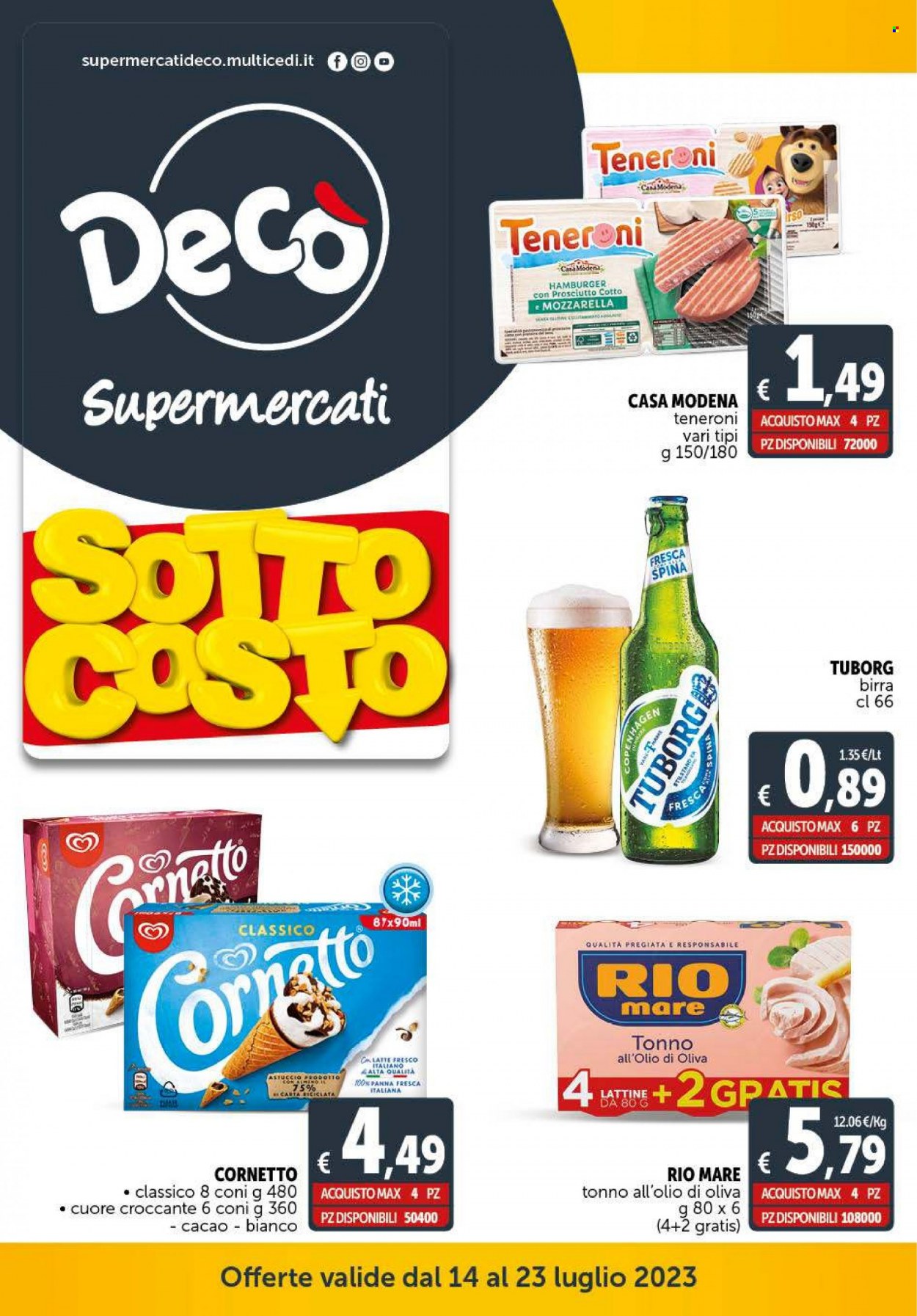 Leták Deco - 14.7.2023 - 23.7.2023. Strana 1