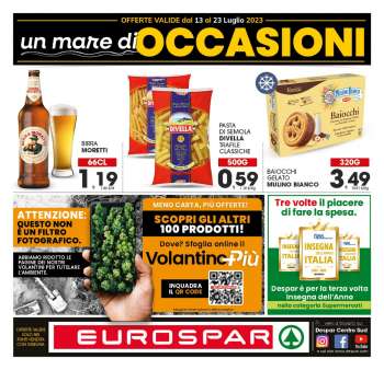 Volantino Eurospar - 13/7/2023 - 23/7/2023.