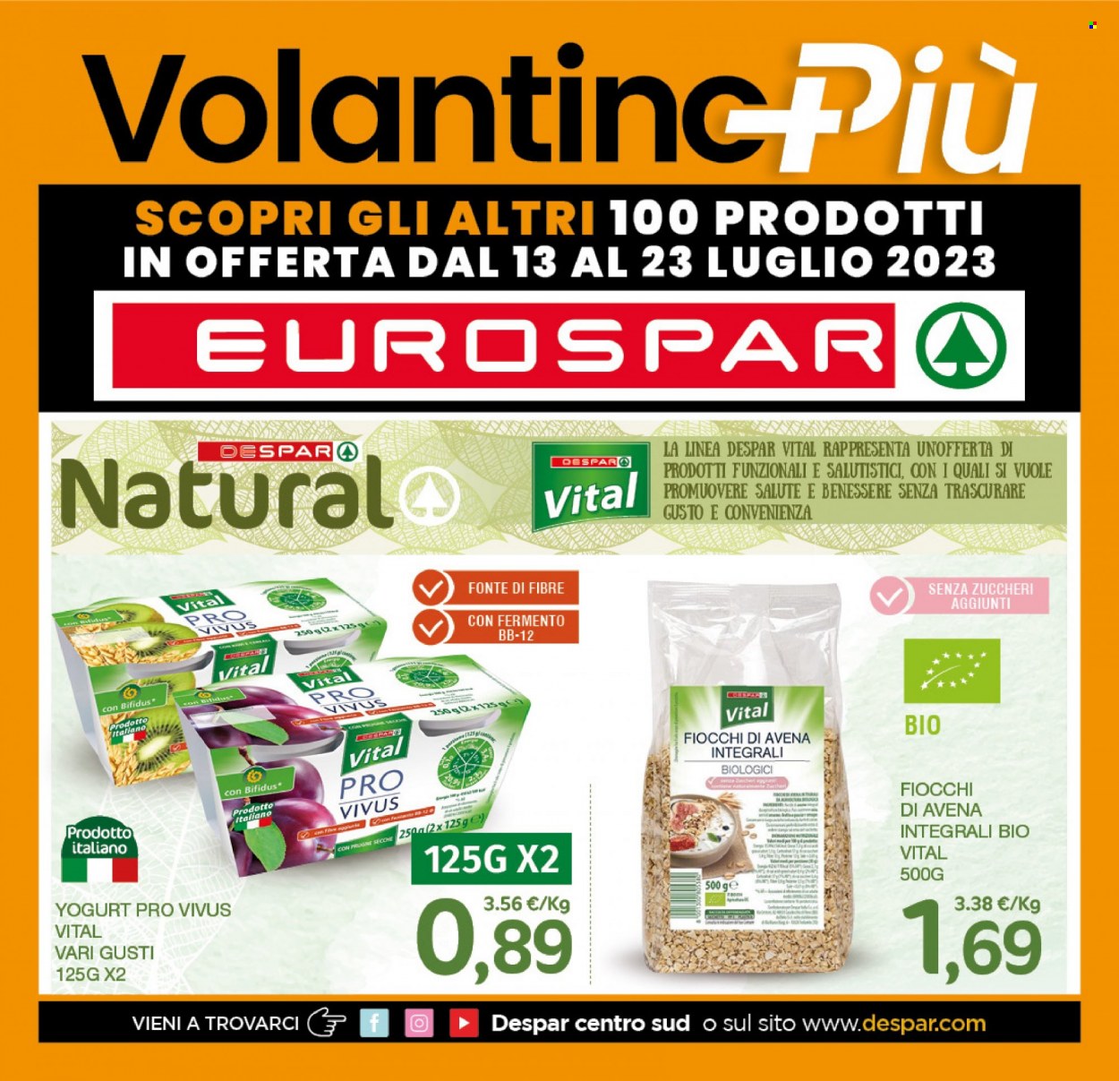 Volantino Eurospar - 13/7/2023 - 23/7/2023. Pagina 13