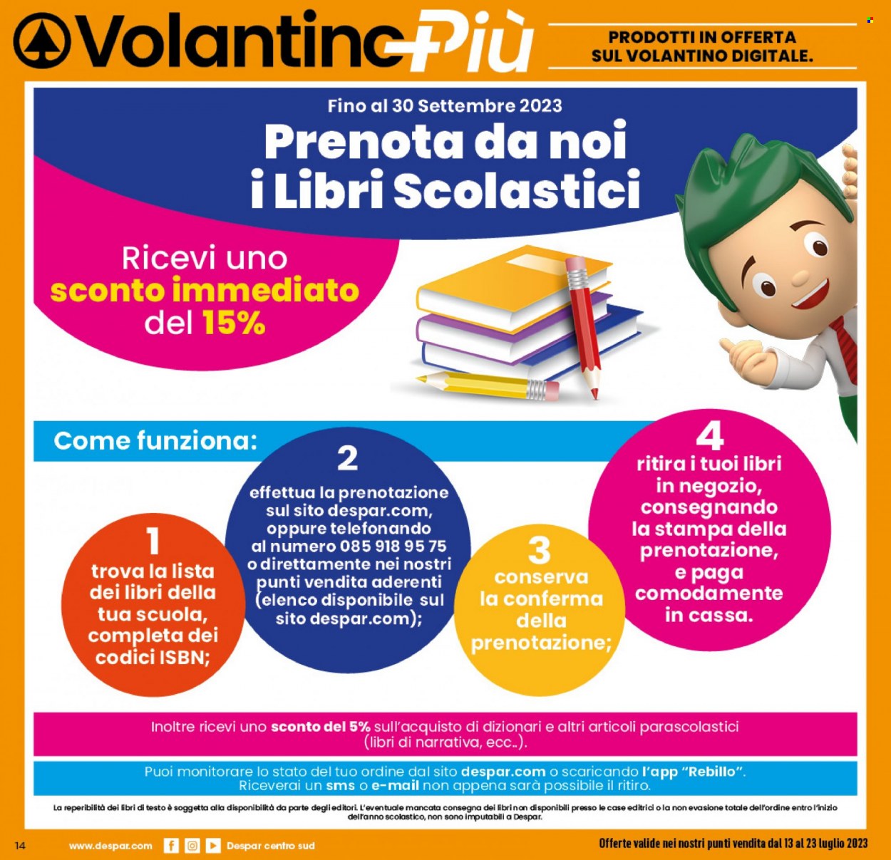 Volantino Eurospar - 13/7/2023 - 23/7/2023. Pagina 14