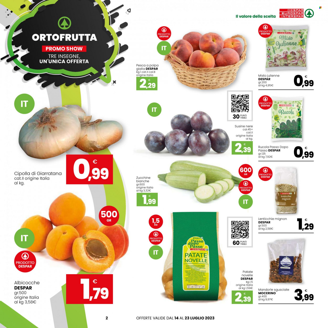 Volantino Eurospar - 14/7/2023 - 23/7/2023. Pagina 2