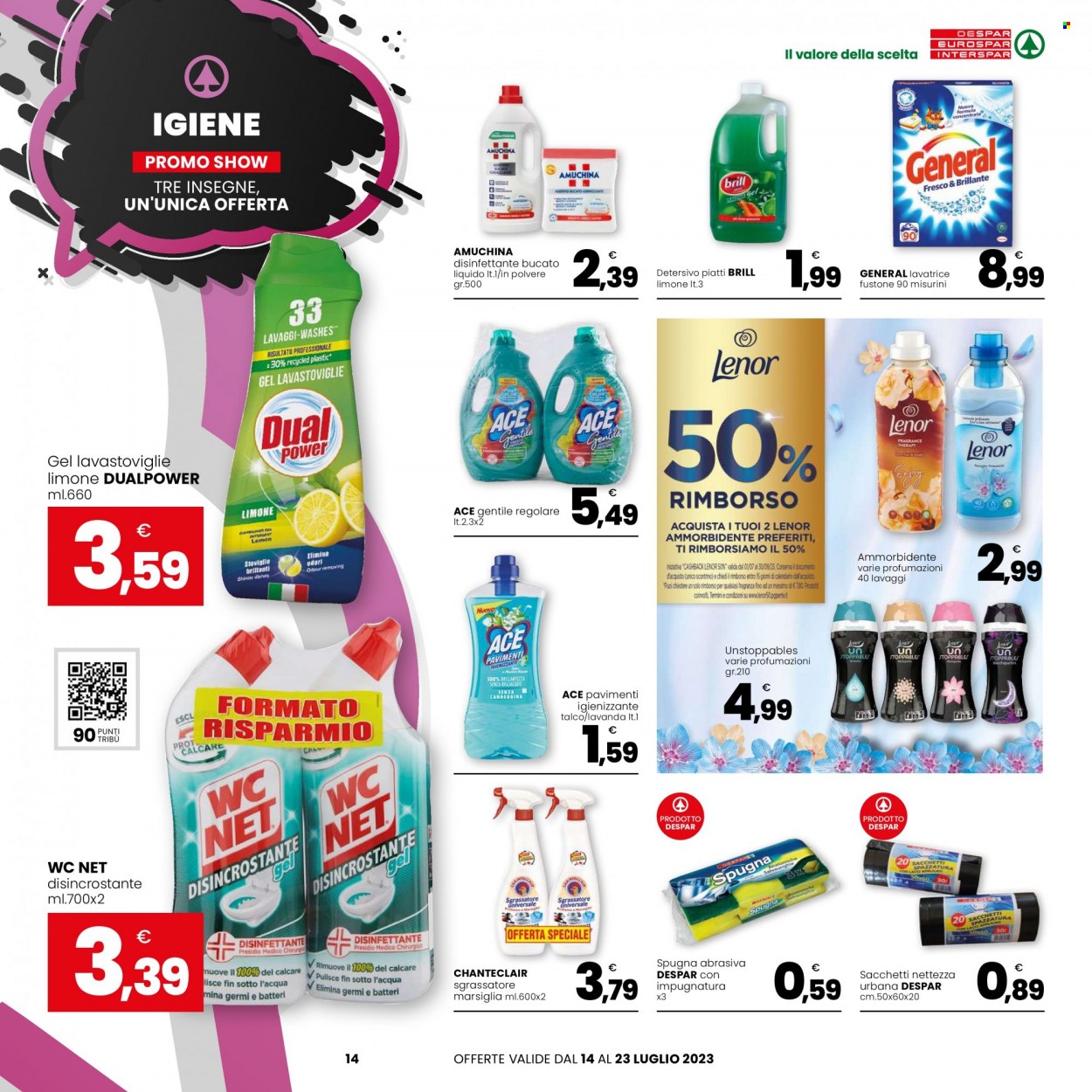 Volantino Eurospar - 14/7/2023 - 23/7/2023. Pagina 14