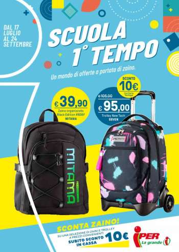 Volantino Iper, La grande i - 17/7/2023 - 24/9/2023.
