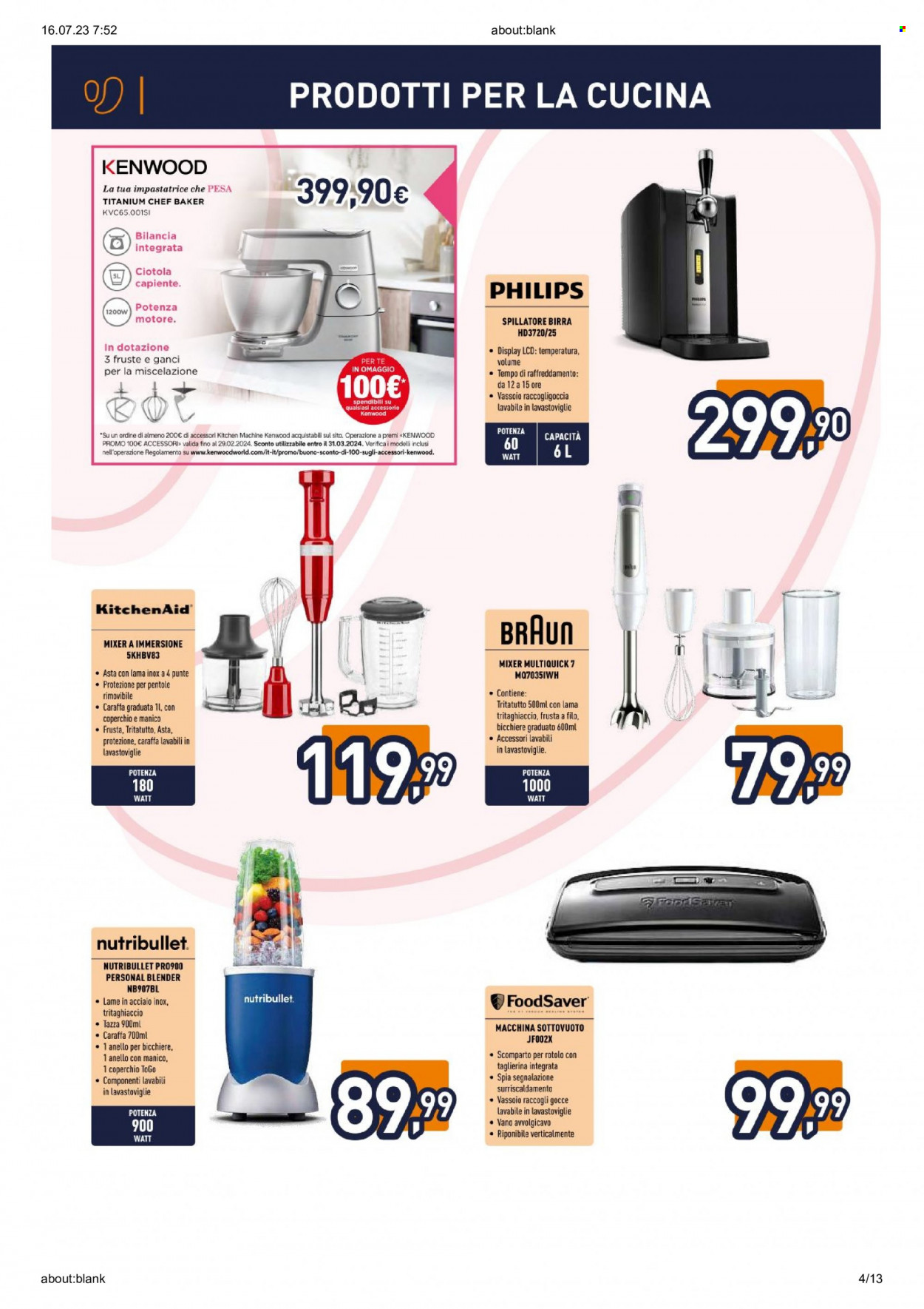 Volantino Unieuro - 15/7/2023 - 31/7/2023. Pagina 4