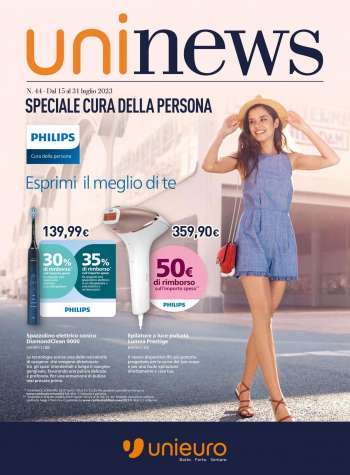 Volantino Unieuro - 15/7/2023 - 31/7/2023.